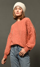 Henry Waffle Stitch Sweater Knit Tunic