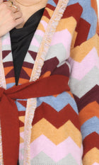 Jacquard Sweater Cardigan